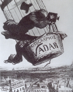 Nadar, el primer fotógrafo aéreo. Paris 1862